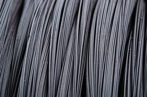 Coil of steel binding wire